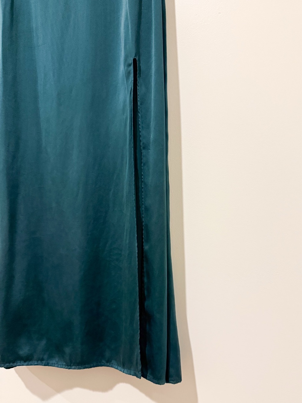 Reformation Teal Slip Dress - Picture 2 of 11